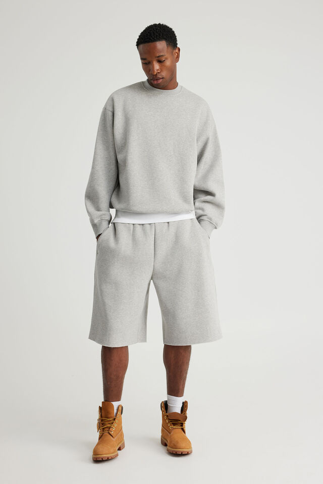 Authentics Boxy Crew, GREY MARLE