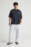 Authentics Barrel Leg Track Pant, SILVER MARLE - alternate image 2