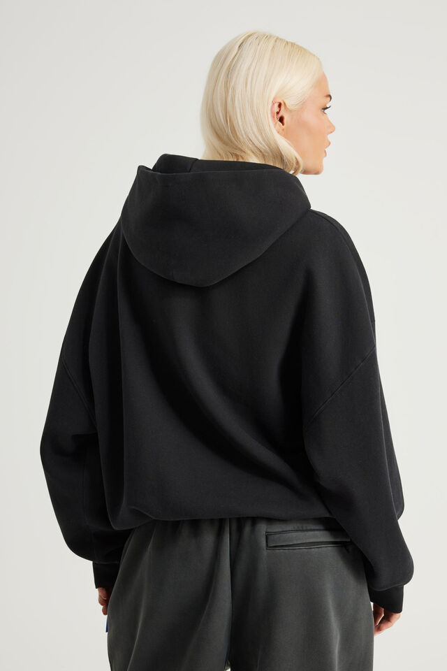 Open Gallery Hoodie, OG WASHED BLACK/STUDS