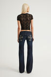 Twin Peak Bootcut Jean, AFTERPARTY INDIGO/PKT EMB - example image 3