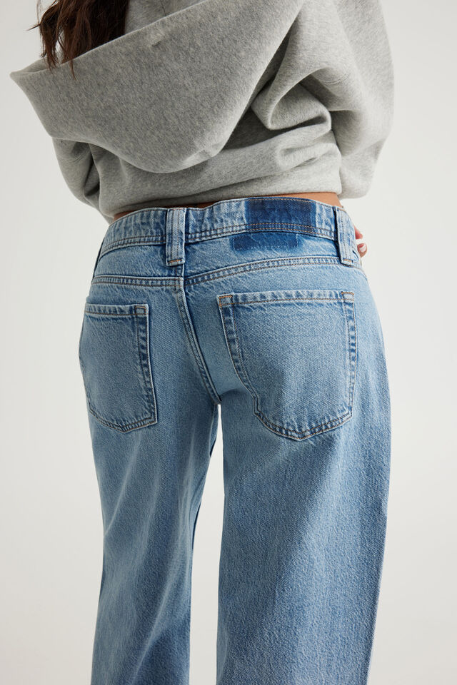 Luca Low Rise Jean, CRUSH BLUE