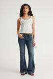 Slouchy Tank Top, CLOUD / TONAL DRAGON - example image 2