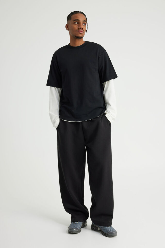 Authentics Baggy Trackpant, BLACK