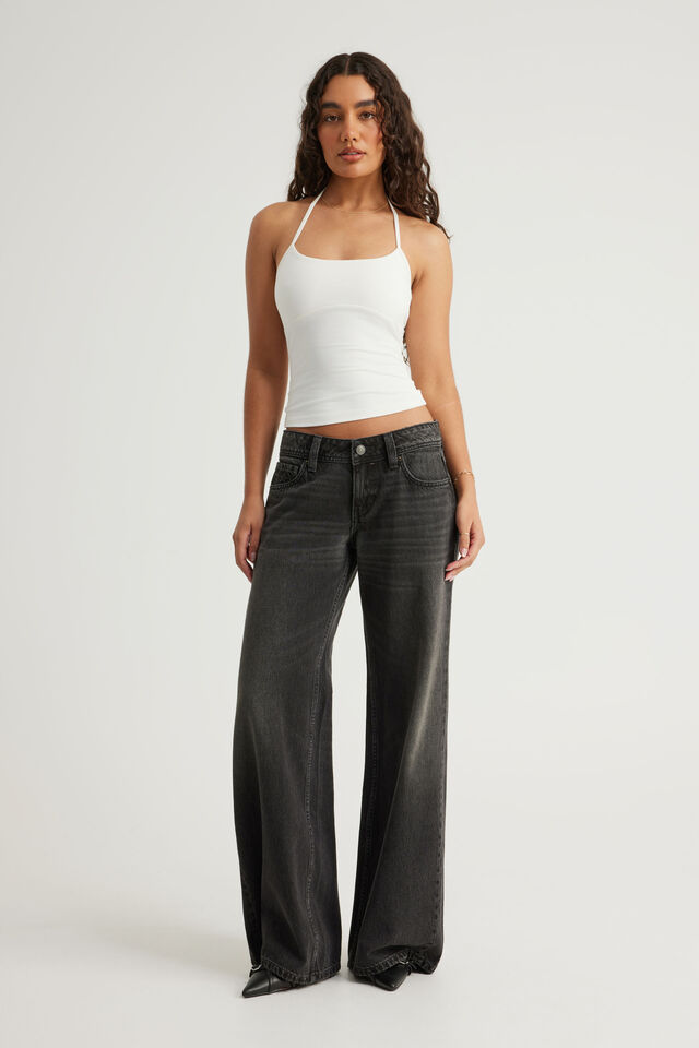 Snatched Halter Top, CLOUD