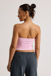 Leni Longline Gathered Bandeau, PINK LADY - alternate image 3
