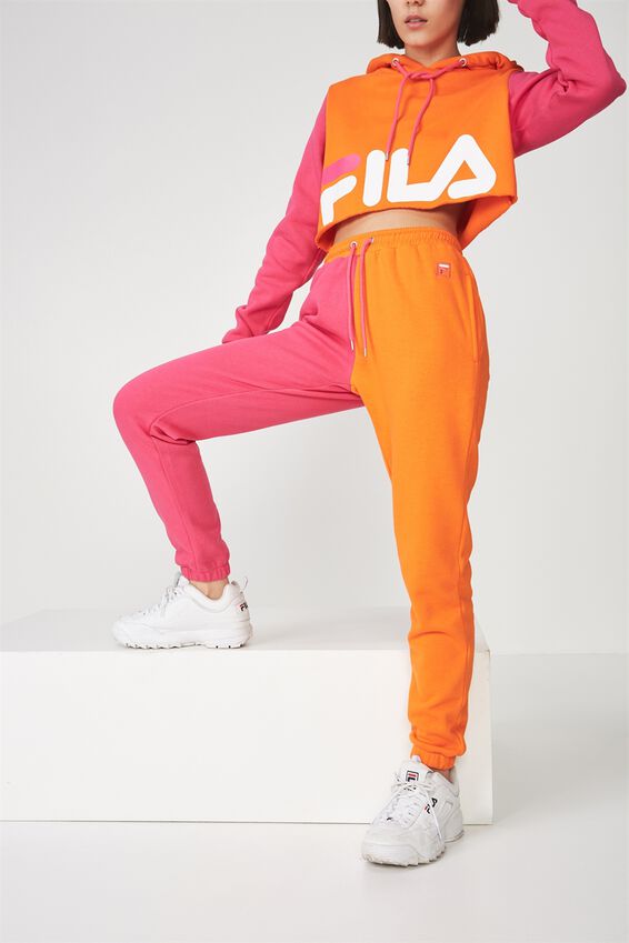 Fila Lcn Colour Block Trackpant, PUFFINS BILL/FUCHSIA PURPLE