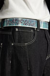 Hh Check Belt W Logo, HH NAVY GREEN CHECK W LOGO - example image 1