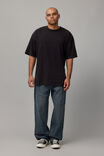 Oversized Marvel T Shirt, LCN MAR WASHED BLACK/VENOM - alternate image 3