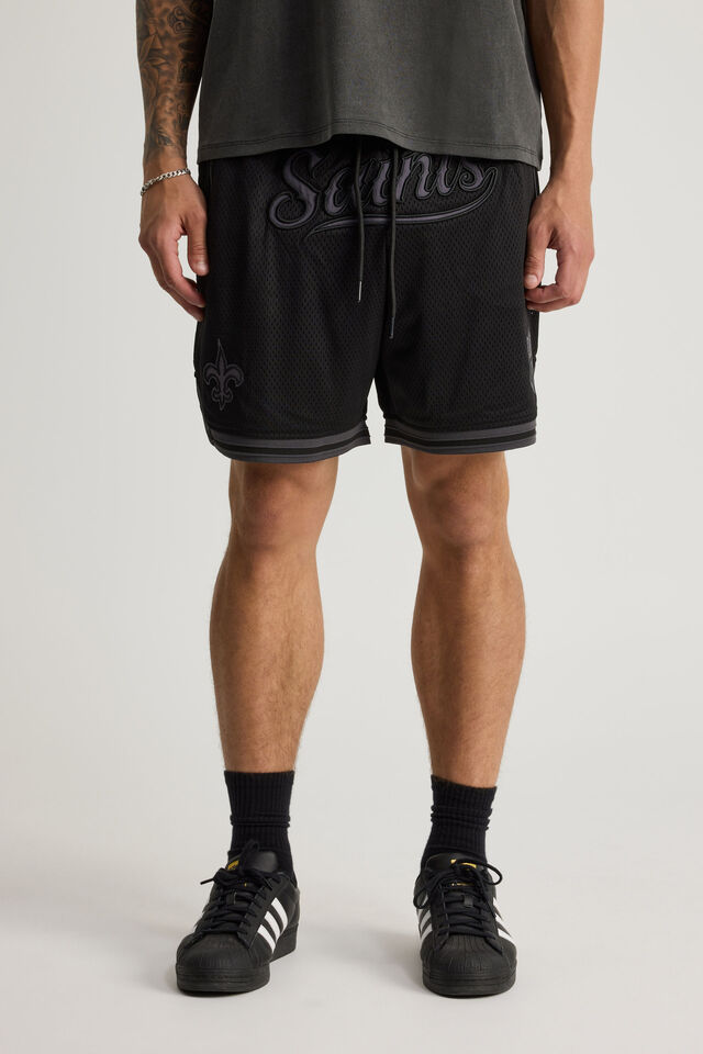 Nfl Basketball Short, LCN NFL SLATE/SAINTS STEALTH