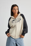 Fila Lcn Zip Through Hoodie, FILA LIGHT STONE/PHANTOM - alternate image 1