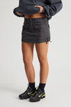 Elastic Waist Cargo Skirt, SLATE - alternate image 1