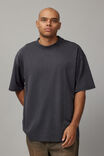 Heavy Weight Box Fit Graphic Tshirt, HH WASHED BLACK/GLOBAL RECORDS - alternate image 2