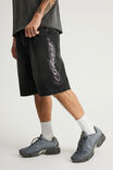 Notion Baggy Denim Short, DARK MATTER/GRAPHIC - example image 1