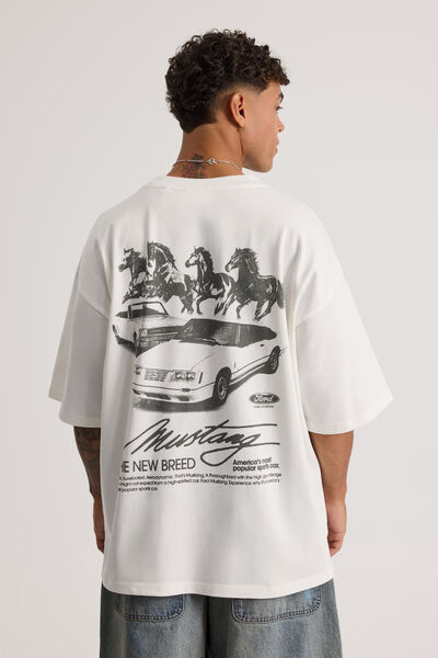 Ford Heavy Weight Box Fit Tshirt, LCN FOR CLOUD/FORD PHOTOGRAPHIC