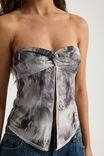 Knot Front Split Bandeau, BLUR SCENE - alternate image 4