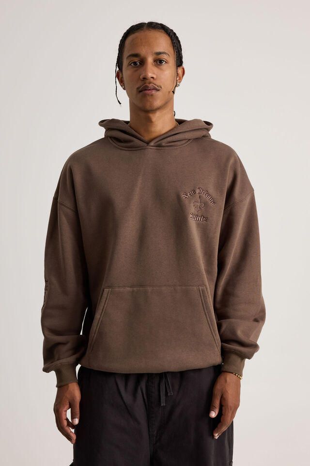 Nfl Hoodie, LCN NFL WASHED CEDAR/NEW ORLEANS SAINTS