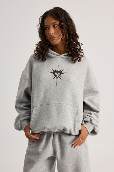 Chloe Hoodie, GREY MARLE/HAVEN