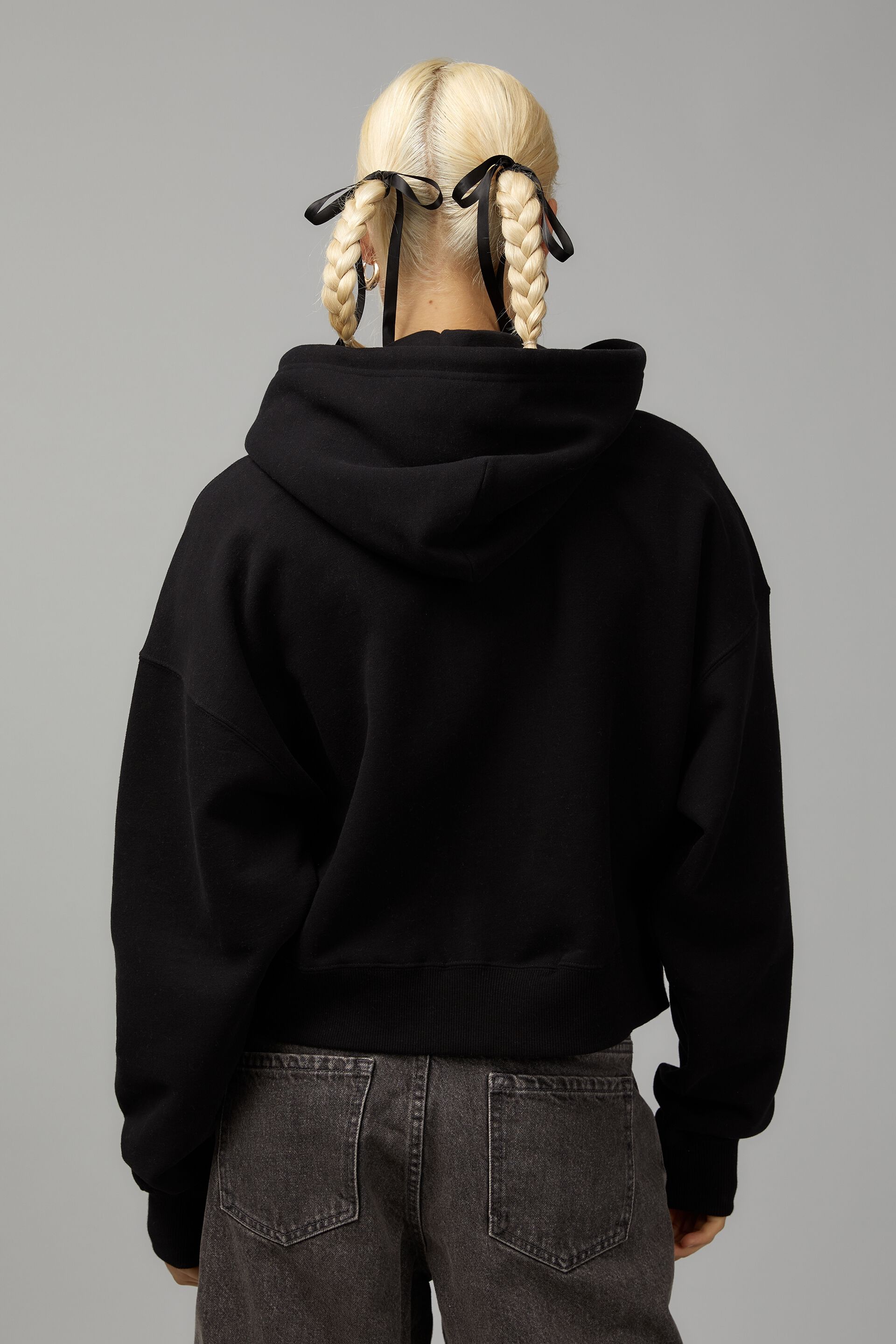 Relaxed Zip Through Hoodie
