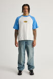 Half Half Boxy Raglan Tshirt, HH CLOUD/NEPTUNE VANDALISE - alternate image 2