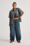 Panelled Barrel Jean, DIRTY INDIGO - alternate image 1