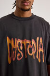 Notion Heavy Weight Box Fit Graphic Tshirt, NTN BLACK ACID/DYSTOPIA - alternate image 4