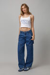 Keith Haring 90S Crop Tank, LCN KEI WHITE/PARADISE GARAGE - alternate image 2