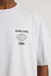 Box Fit Nfl Tshirt, LCN NFL RAIDERS SILVER MARLE/WORLDWIDE - alternate image 4