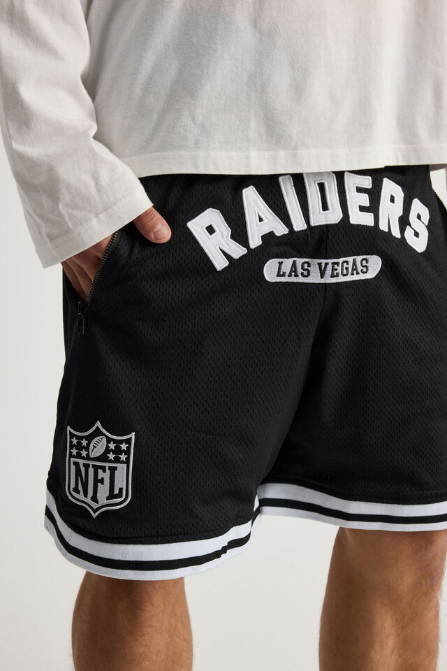 Nfl Basketball Short, LCN NFL BLACK/RAIDERS LAS VEGAS PILL