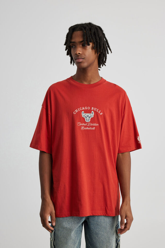 Oversized Nba T Shirt, LCN NBA RED CLAY/CHICAGO BULLS HERITAGE