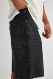 Half Half El Grande Denim Short, VINTAGE BLACK - alternate image 4
