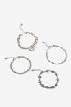Casual Bracelet Pack, SILVER - example image 1