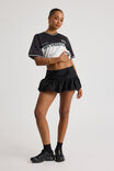 Woven Bubble Skirt, BLACK - alternate image 2