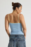 Kiki Cami, BLUE MIST/DAFFODIL PICOT - alternate image 3