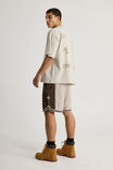 Nfl Basketball Short, LCN NFL BEIGE CEDAR/SAINTS PANELLED - alternate image 3