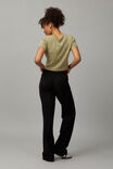 Lightweight Straight Leg Trackpant, BLACK - alternate image 3