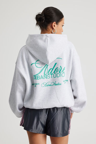 Chloe Hoodie, SILVER MARLE/STUDIO ADORE