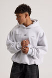 Open Gallery Hoodie, OG SILVER MARLE/OPEN GALLERY MOTIFS - alternate image 4