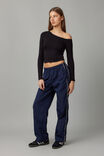 Phoebe Woven Sporty Trackpant, NAVY BLAZER - alternate image 2