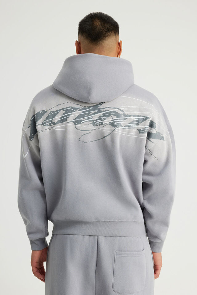 Notion Hoodie, NTN WASHED CONCRETE/NOTION SCRIPT