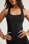 Snatched Racer Tank, BLACK - alternate image 4