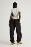Baggy Cuffed Trackpant, BLACK - alternate image 3