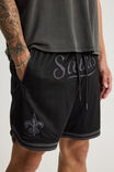 Nfl Basketball Short, LCN NFL SLATE/SAINTS STEALTH - alternate image 4