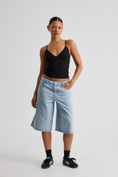 Mega Baggy Jort, FADED BLUE