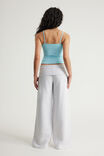 Wide Waistband Trackpant, SILVER MARLE - example image 3
