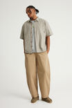 Authentics Semi-Barrel Pant, TAN TWILL - example image 1