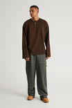 Authentics Long Sleeve Tshirt, WALNUT - alternate image 2