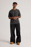 Slim Fit Tshirt, WASHED BLACK - alternate image 2