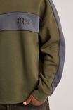 Half Half Sports Crew, HH DEEP KHAKI/SPORT SPLICE - alternate image 5