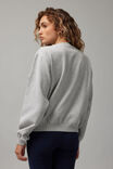 Graphic Crew Sweater, GREY MARLE/NYC - alternate image 3