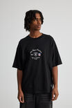 Box Fit Nfl Tshirt, LCN NFL BLACK/RAIDERS BRUSH SCRIPT - alternate image 1